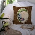 thumbnail image 3 of Carolines Treasures SS8717PW1414 Golden Retriever Fabric Decorative Pillow, 14Hx14W, multicolor, 3 of 4