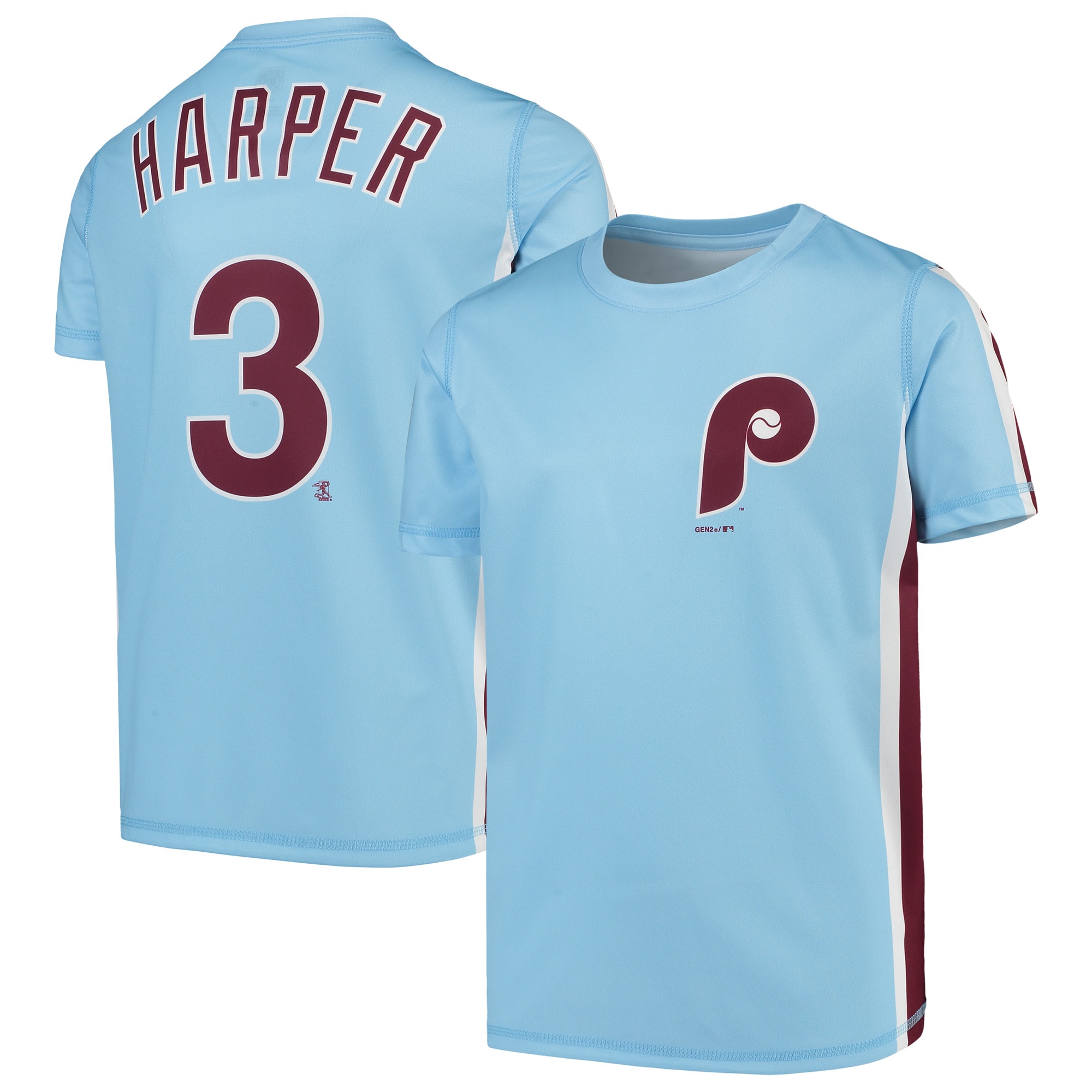 bryce harper light blue jersey