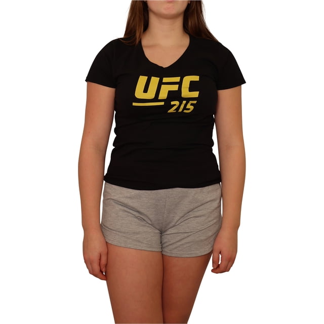 UFC Womens 215 Two Title Fights Graphic Camiseta, Negro, X-Large