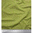thumbnail image 1 of Soimoi Green Viscose Chiffon Fabric Brush Stroke Abstract Fabric Prints By Yard 42 Inch Wide, 1 of 3