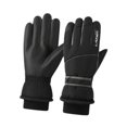 thumbnail image 4 of Guantes cálidos de invierno, 1 par, guantes de nieve para conducir, deportes al aire libre, snowboard Negro y gris, 4 of 8