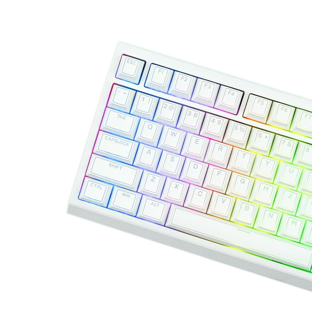 Set de teclas EPOMAKER Glintrix PBT Shine Through para teclado
