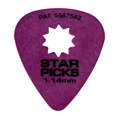 Everly Star Grip Guitar Picks (50 Picks) 1.14 mm