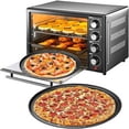 thumbnail image 4 of 2 Pack Non Stick Pizza Pans, Carbon Steel Pizza Tray Round Pizza Bakeware Sheet, Pizza Tray, 4 of 4