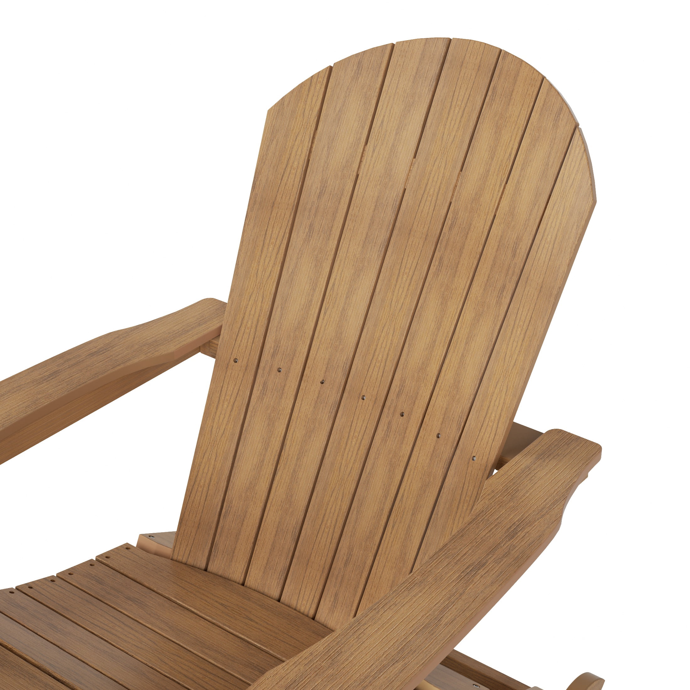 Outdoor Rocking Adirondack Chair, Teak