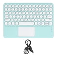 thumbnail image 2 of Laptop Touch Wireless Keyboard Round Keycaps Ergonomic Design Ultra Thin Smart Touch Wireless Keyboard for Tablets Laptops, 2 of 7