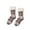 Gray, variant on Winter Women's Thicken Warm Socks Snowflakes Print Plus Velvet Socks Christmas Casual Middle Tube Socks