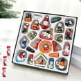 thumbnail image 4 of Christmas Pendants Christmas Tree Decorations Countdown Calendar Pendants Christmas Ornaments Christmas Countdown Calendar 24 Days Hanging Wooden Pendants For Christmas Tree, 4 of 7