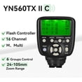 thumbnail image 2 of YONGNUO Upgraded YN560-TX II LCD Flash Trigger Remote Controller, for Canon and YN560IV/III YN660 with Wake-up Function for Canon /Nikon Cameras, 2 of 5