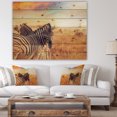 thumbnail image 4 of Design Art - Zebras Herd in Field At Sunset, 4 of 5