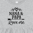 thumbnail image 4 of Inktastic Nana Papa Love Me Grandchild Girls Baby Dress, 4 of 5