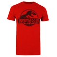thumbnail image 1 of Jurassic Park - Camiseta Logo en Chino para Hombre (Rojo Cherry Antiguo), 1 of 3