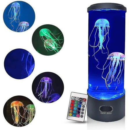 Surrme 16 Color Changing Usb Led Jellyfish Lava Lamp Aquarium Tank ...