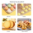 thumbnail image 6 of Milue Non-stick Carbon Steel Cookie Sheet Macaron Pan Macaron Baking Kit Decorating, 6 of 13