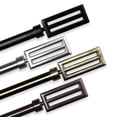 thumbnail image 2 of InStyleDesign  Cavalier Curtain Rod Black 28 to 48 inches Black Finish, 2 of 5