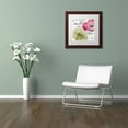 thumbnail image 3 of Trademark Fine Art "Fleurs de France IV" Canvas Art by Color Bakery White Matte, Wood Frame, 3 of 4