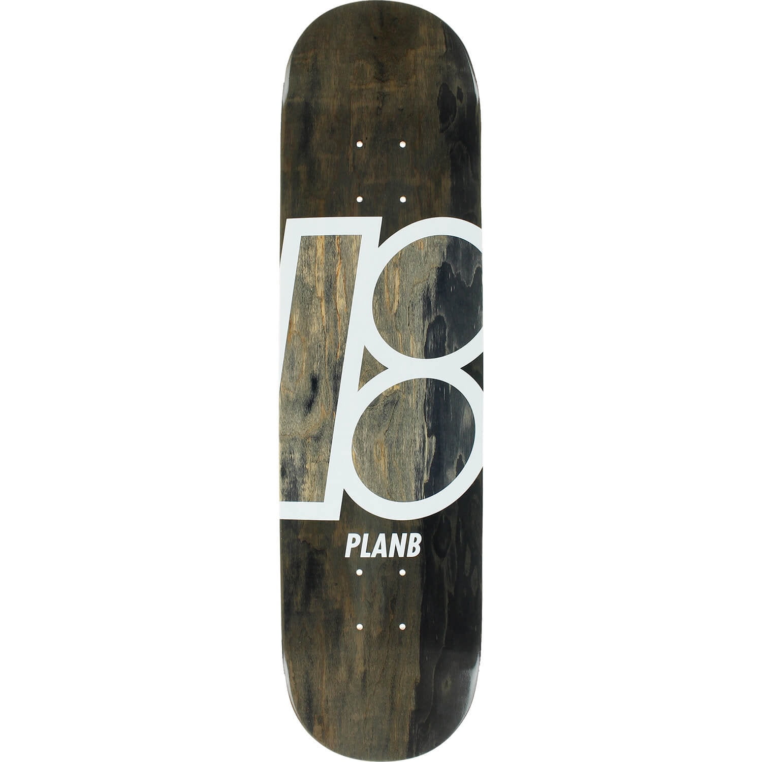 Plan B Stained Skate Deck Black 8.25