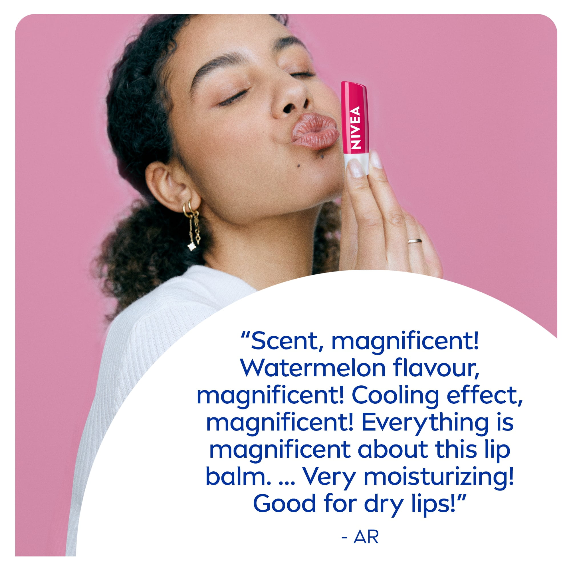 NIVEA Watermelon 24H Moisture Lip Balm 2 Pack