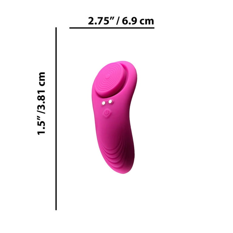 Techno Lucy App Controlled Panty Vibrator with App Control, Magenta -  Walmart.com