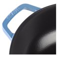 thumbnail image 2 of STAUB Specialities 30 cm / 12 inch Cast Iron Wok, Ice-Blue, 2 of 3