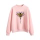 thumbnail image 4 of Moda mujer Casual impresión suelta manga larga señoras sudaderas Tops Pompotops gfhjh2340, 4 of 5