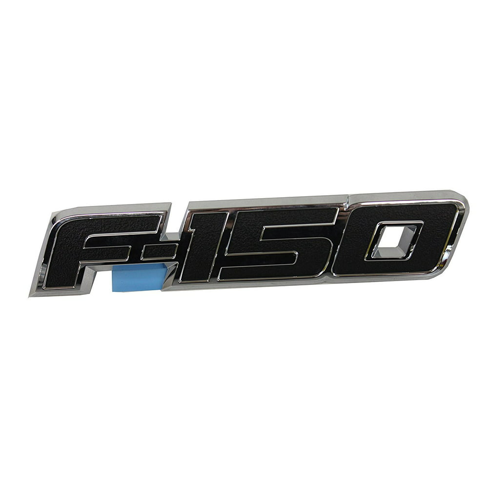 Genuine BL3Z-9942528-A Nameplate, 2009-2014 Ford F-150 Chrome F-150