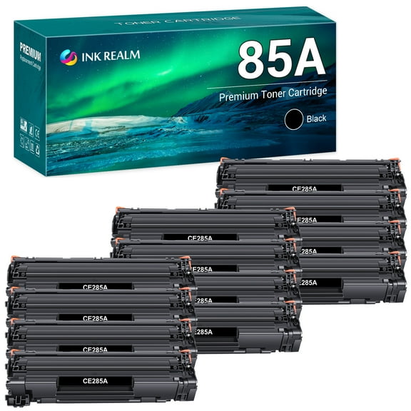 12-Pack Compatible Toner Replacement for HP CE285A LaserJet Pro P1100 P1102 P1102W P1102WHP, Pro M1132 M1210 M1130 M1212NF M1217NFW Printer Toner Ink Black