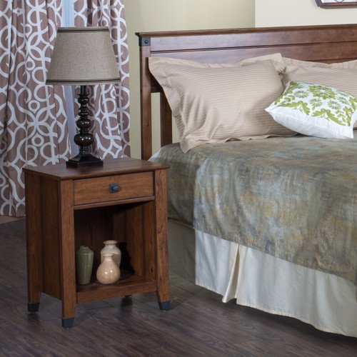 Child Craft Rustic Nightstand, Coach Cherry