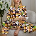 thumbnail image 6 of Wukai Halloween1 Print Women's Pajama Set,PJ Set,Lounge Sets For Women Soft Long Sleeve Sleepwear Comfort and Style-XX-Large, 6 of 7