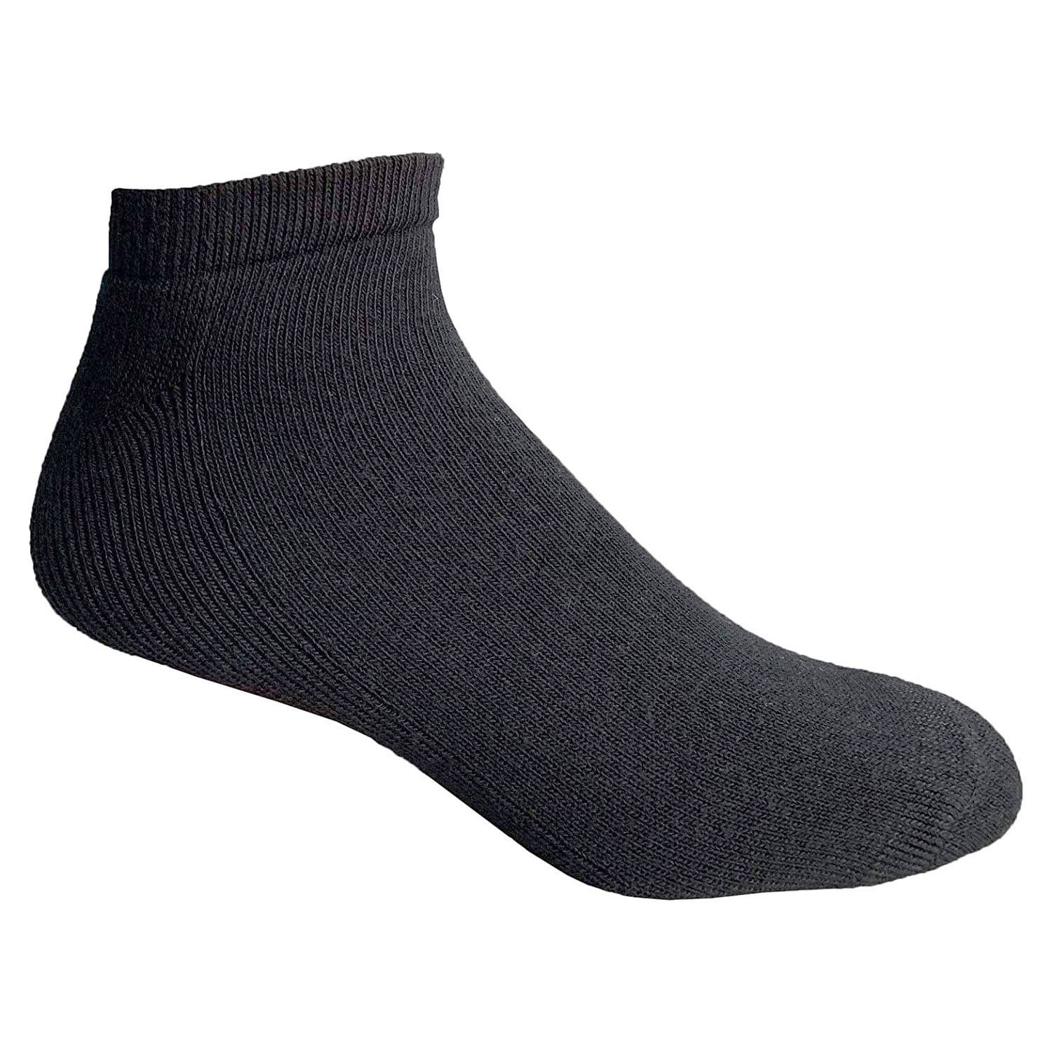 Mens Wholesale Cotton No Show Socks Black Sport Ankle Socks For Men 1013 12 Pack