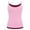 Pink, variant on Sleepwear Double Cami, Women Double Layered Workout Top, Spaghetti Straps Color Block Tank Basic Fitted Crop Camisole Activewear (Pink,S)