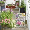 thumbnail image 6 of Grateful Thankful Blessed Garden Flag Double Sided, Spring Summer Flower Butterfly Decorative Yard Outdoor Home Small Decor, Farmhouse Fall Autumn Burlap Outside House Decoration 12.5 x 18, 6 of 6