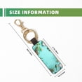 thumbnail image 3 of Wukai Tropical Pineapple Print Leather Car Keychain, Universal Key Fob Keychain, Leather Key Chain Holder for Men and Women,360 Degree Rotatable, 3 of 5
