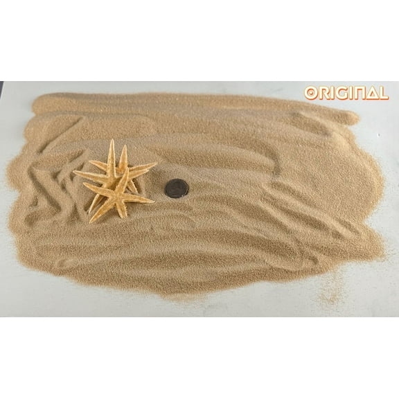 CalCastle Craft 18-Count Colored Sand Pack for Weddings, Vase Filler, Home Decor, Craft Sand Natural Color(Original)