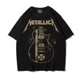 thumbnail image 1 of Camiseta de Heavy Metal para hombre y mujer, camisa de algodón con estampado Retro, estilo Rock Punk, música, moda de verano, novedad de 2023, envío gratis xuanjing unisex, 1 of 2