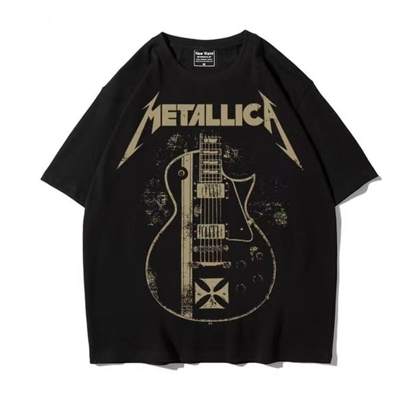 Camiseta de Heavy Metal para hombre y mujer, camisa de algodón con estampado Retro, estilo Rock Punk, música, moda de verano, novedad de 2023, envío gratis xuanjing unisex