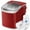 Red, variant on YUKOOL Desktop Ice Maker,Portable,9pcs/6-13min,26lbs/24H,Self Cleaning,With Ice Scoop,White