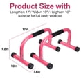 thumbnail image 2 of Barras Parallettes AmazeFan Push Up para entrenamiento de fuerza, 42 x 25 x 25 cm, 2 of 7
