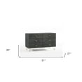 thumbnail image 3 of HomeRoots 51" Grey Manufactured Wood Six Drawer Double Dresser, 3 of 7
