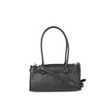 thumbnail image 2 of Time & Tru Women's Faux Leather Gwyn Shoulder Bag, Black, 2 of 4