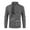 Dark Gray, variant on ZKCCNUK Autumn And Winter New Half-high Neck Personality Trend Men's Printed Sweater on Clearance