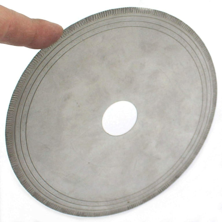 JINGLING 7-Inch Lapidary Diamond Saw Blade – Thin Rim Trim Saw For Rock, Gemstone, Turquoise, Opal, Glass – 16mm Arbor, 0.65mm Kerf