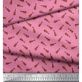 thumbnail image 3 of Soimoi Poly Georgette Fabric Guitar Musical Instrument Print Fabric by The Yard 42 Inch Wide, 3 of 3