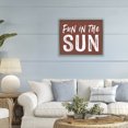 thumbnail image 3 of Stupell Industries Coastal Fun In Sun Brown Sentiment Brown Floating Frame Canvas Art, 21 x 17, by Lettered and Lined, 3 of 8
