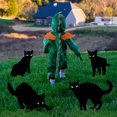 thumbnail image 5 of Paquete de 3 letreros de Halloween para gatos negros, decoración de césped para gatos negros al aire libre JAMW Sencillez, 5 of 5