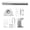 Straight, variant on 1 Set Wall Mount Connection Rod Roof Mount Adapter Holder Straight/Elbow Tube Adjustable