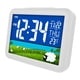 thumbnail image 2 of Radio reloj despertador LCD con pantalla a color, termómetro y calendario. Pradera, 2 of 9