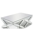 thumbnail image 3 of Elegant Decor 47.5 inch Rectangle Crystal Coffee Table Clear Royal Cut Crystal, 3 of 6
