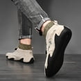 thumbnail image 4 of NOKIO Ankle B𝗈𝗈𝑡𝑠 for Men La𝖼e Up Che𝗅sea Booties Sock High Top L𝗈afers Shoes Comfortable Casual Sport Shoes Lightweight Outdoor Walking Sneakers Retro Dress Driving Booties, 4 of 8