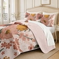 thumbnail image 3 of Flymme Twin Quilt Bedding Sets,2 Piece Soft Lightweight Bedspread with Pillow Sham,Botanical Reversible Boho Bedding for Home Bedroom Decor, 3 of 10